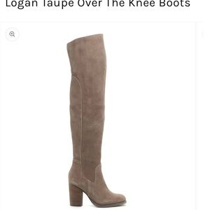 Kelsi Dagger Taupe Over The Knee Boots Anthropologie